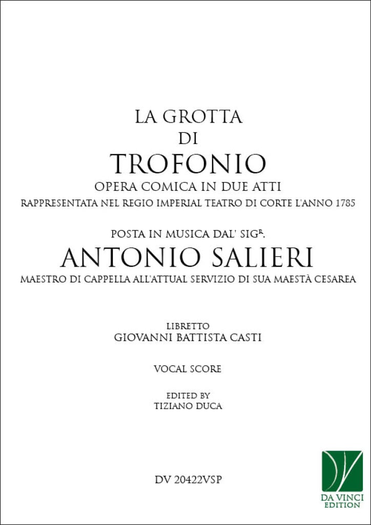 La grotta di Trofonio, opera comica in 2 acts